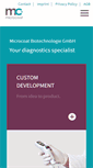 Mobile Screenshot of microcoat.de